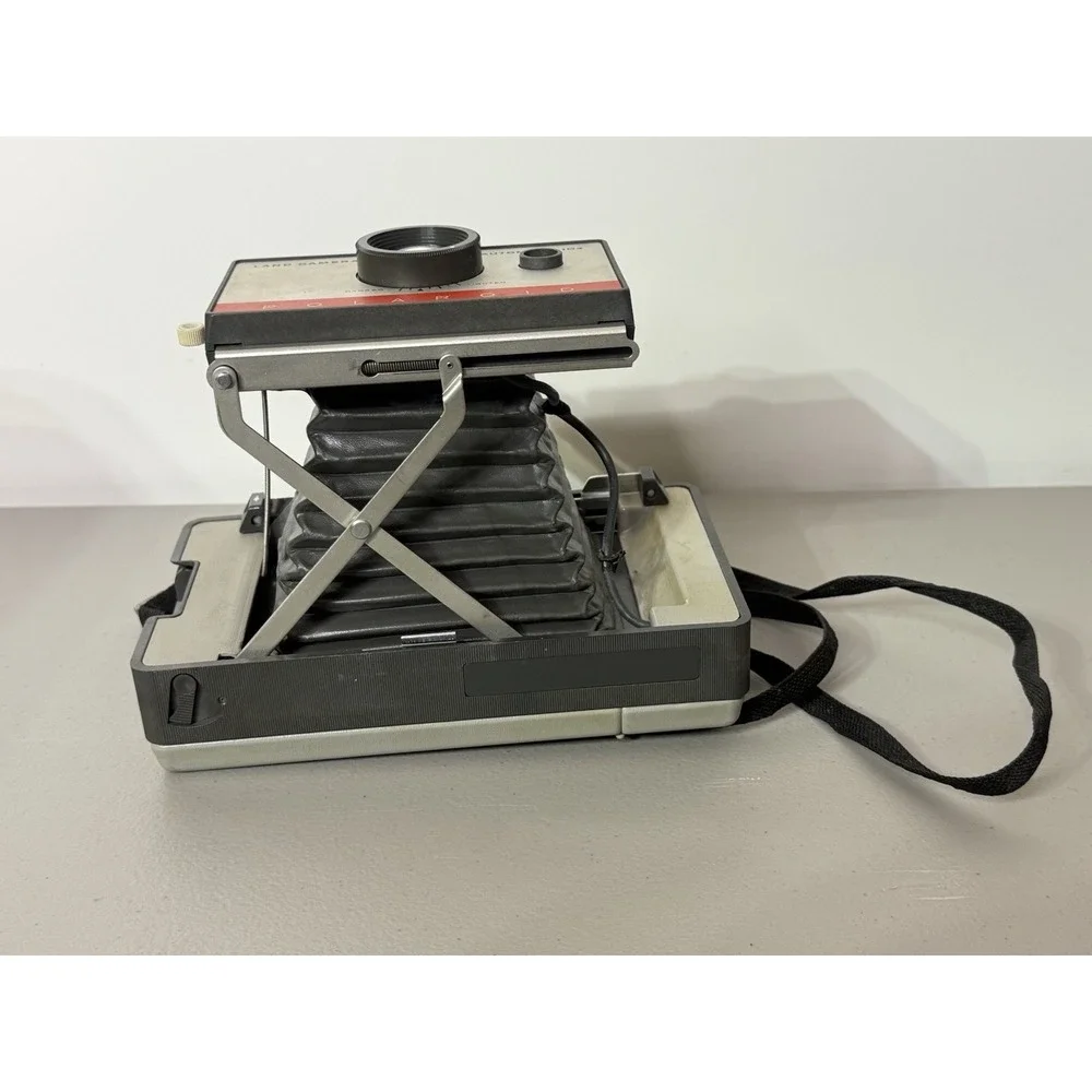 Vintage Polaroid Automatic 104 Land Camera Cover Carrying Case and Instructions